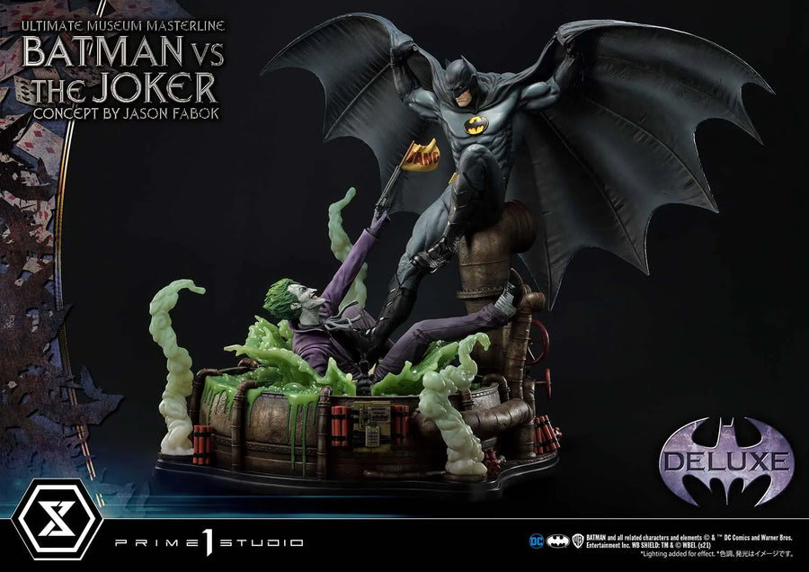 Batman Versus The Joker (Deluxe Bonus Version) Batman (Comics) – Prime1Studio – ActionFigure Brasil