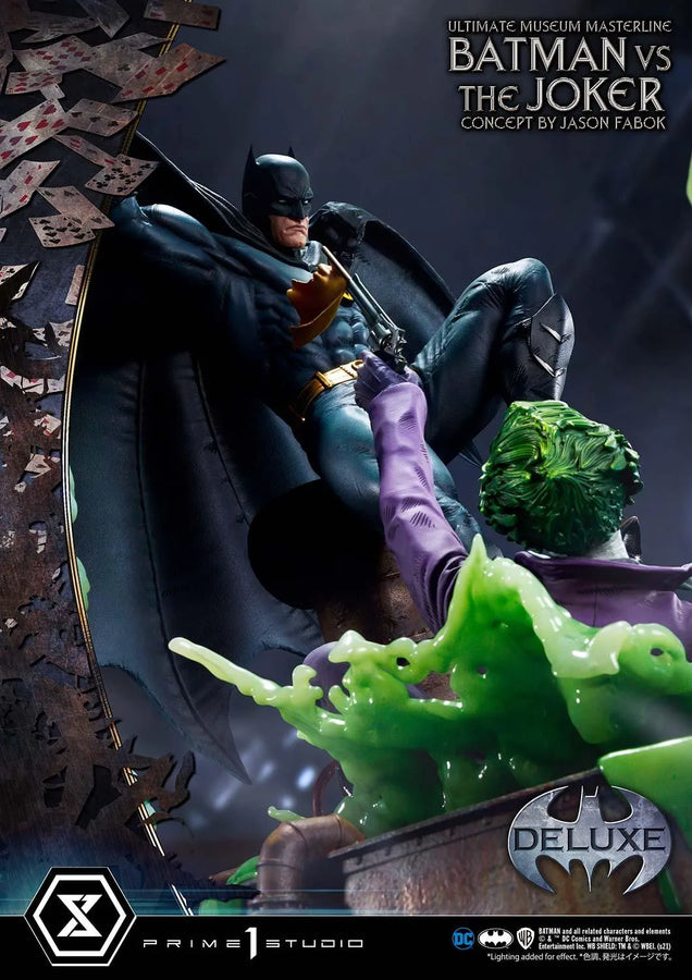 Batman Versus The Joker (Deluxe Bonus Version) Batman (Comics) – Prime1Studio – ActionFigure Brasil