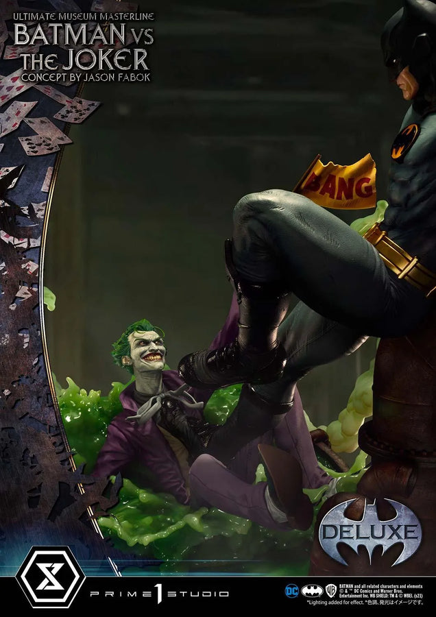 Batman Versus The Joker (Deluxe Bonus Version) Batman (Comics) – Prime1Studio – ActionFigure Brasil