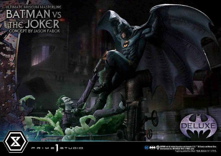 Batman Versus The Joker (Deluxe Bonus Version) Batman (Comics) – Prime1Studio – ActionFigure Brasil