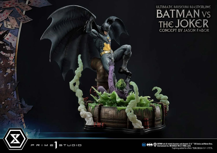 Batman Versus The Joker (Deluxe Bonus Version) Batman (Comics) – Prime1Studio – ActionFigure Brasil