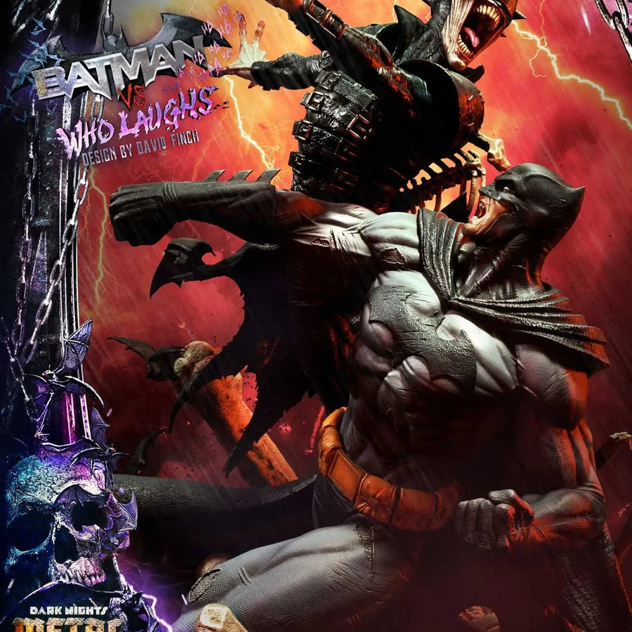 Batman vs Batman Who Laughs (Deluxe Version) - LIMITED EDITION: 30 (Deluxe Version) – Prime 1 Studio – ActionFigure Brasil