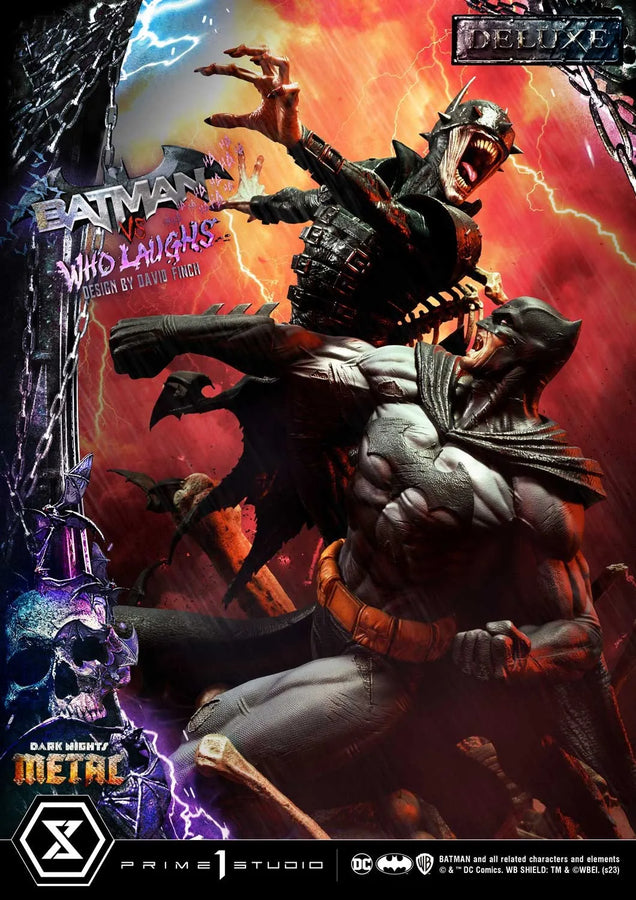 Batman vs Batman Who Laughs (Deluxe Version) - LIMITED EDITION: 30 (Deluxe Version) – Prime 1 Studio – ActionFigure Brasil