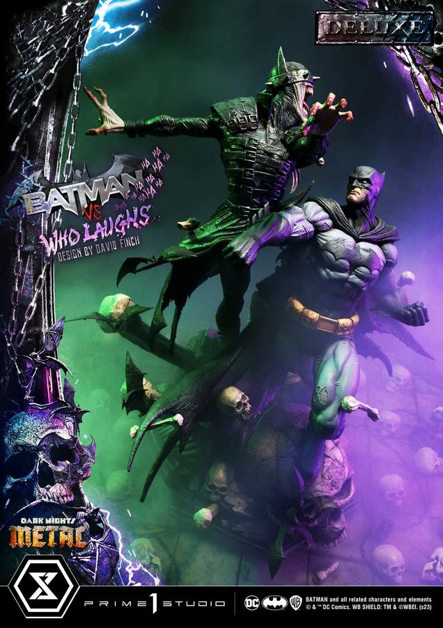 Batman vs Batman Who Laughs (Deluxe Version) - LIMITED EDITION: 30 (Deluxe Version) – Prime 1 Studio – ActionFigure Brasil