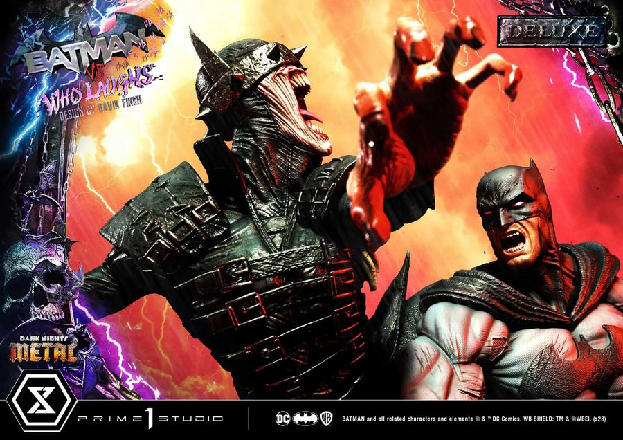 Batman vs Batman Who Laughs (Deluxe Version) - LIMITED EDITION: 30 (Deluxe Version) – Prime 1 Studio – ActionFigure Brasil