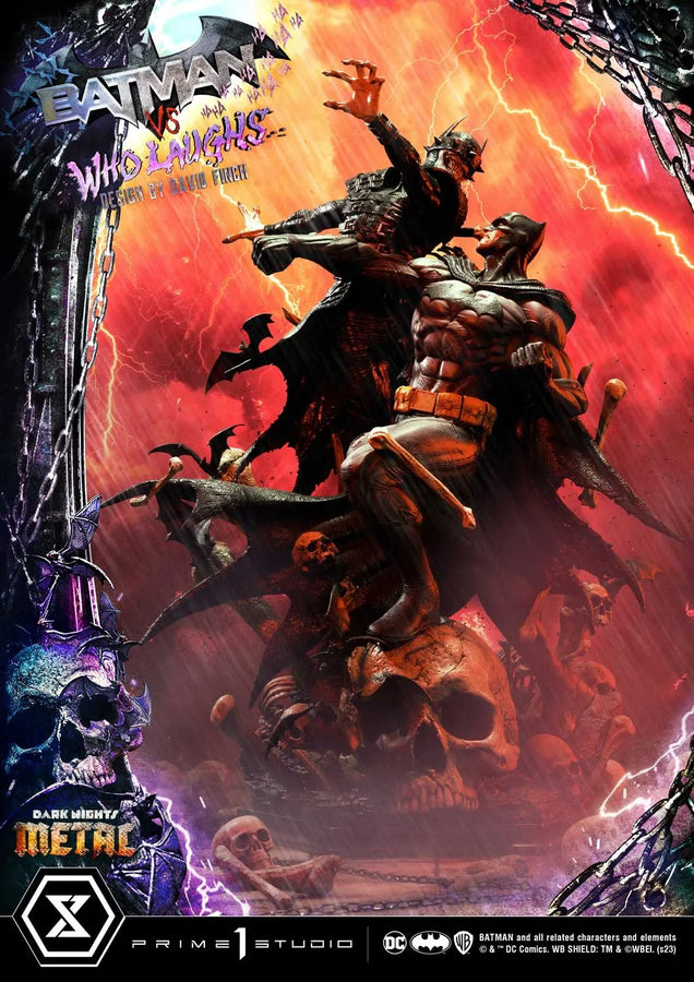 Batman vs Batman Who Laughs - LIMITED EDITION: 30 (Standard Version) – Prime 1 Studio – ActionFigure Brasil