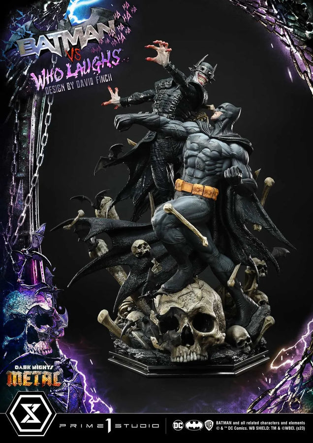 Batman vs Batman Who Laughs - LIMITED EDITION: 30 (Standard Version) – Prime 1 Studio – ActionFigure Brasil