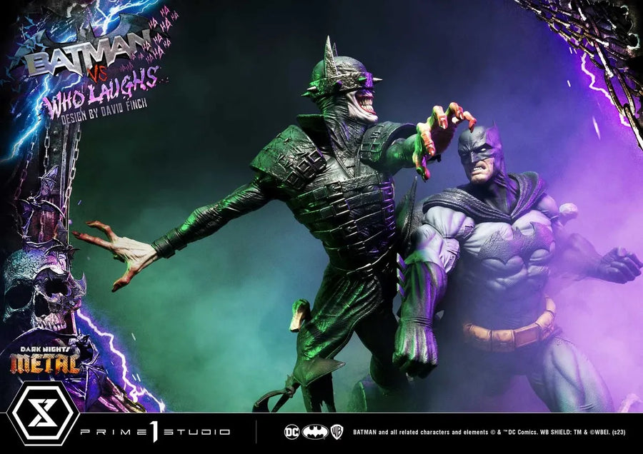 Batman vs Batman Who Laughs - LIMITED EDITION: 30 (Standard Version) – Prime 1 Studio – ActionFigure Brasil