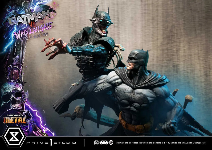 Batman vs Batman Who Laughs - LIMITED EDITION: 30 (Standard Version) – Prime 1 Studio – ActionFigure Brasil