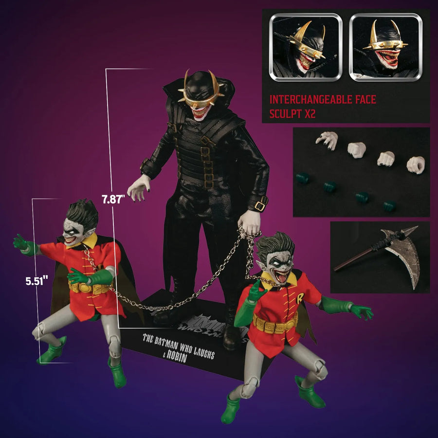 Batman Who Laughs & Robin - LIMITED EDITION: 720 – Beast Kingdom – ActionFigure Brasil