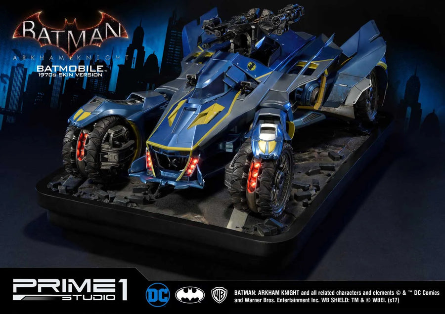 Batmobile (1970's skin Version) Batman: Arkham Knight – Prime1Studio – ActionFigure Brasil