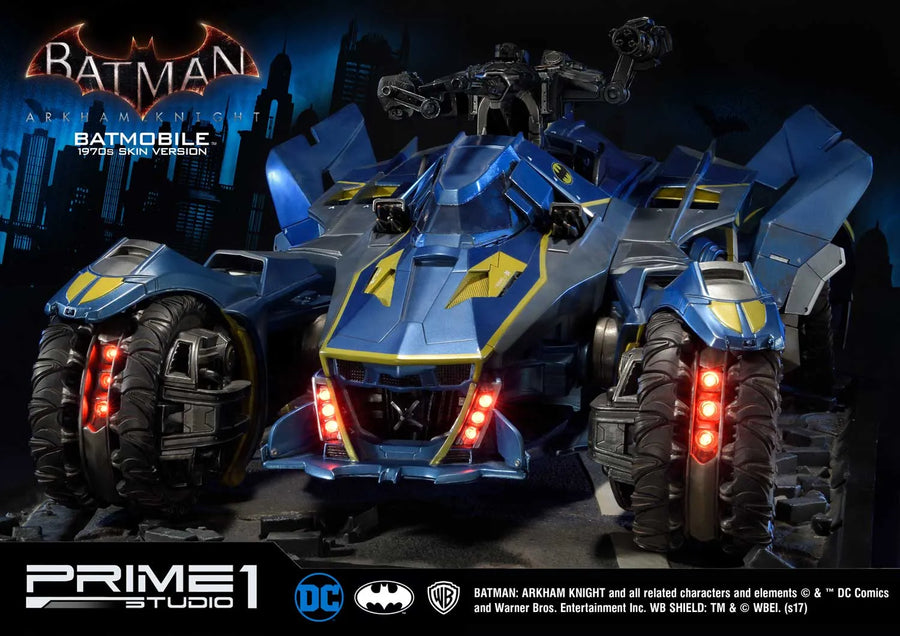 Batmobile (1970's skin Version) Batman: Arkham Knight – Prime1Studio – ActionFigure Brasil