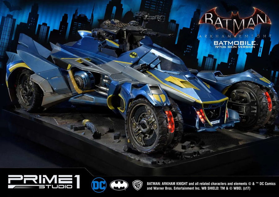 Batmobile (1970's skin Version) Batman: Arkham Knight – Prime1Studio – ActionFigure Brasil
