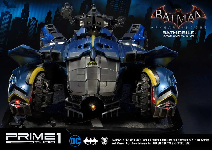 Batmobile (1970's skin Version) Batman: Arkham Knight – Prime1Studio – ActionFigure Brasil