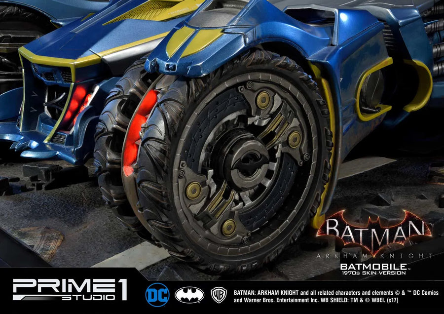 Batmobile (1970's skin Version) Batman: Arkham Knight – Prime1Studio – ActionFigure Brasil