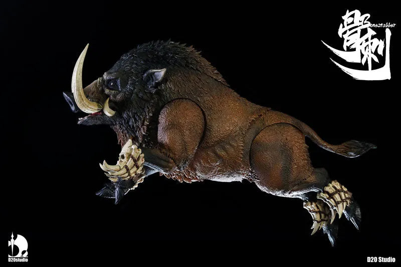 Battle Boar - Bone Spikes - Brown - 1/12 (D20studio)ㅤ – D20 Studio – ActionFigureBrasil