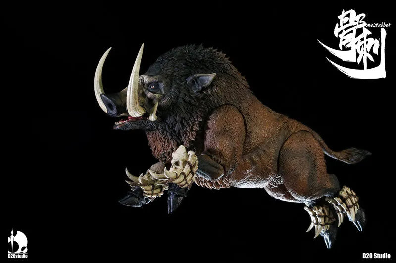 Battle Boar - Bone Spikes - Brown - 1/12 (D20studio)ㅤ – D20 Studio – ActionFigureBrasil