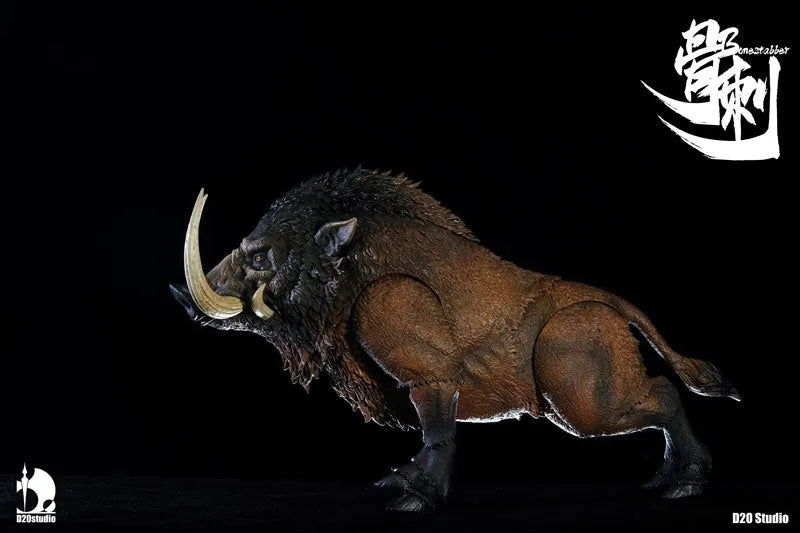 Battle Boar - Bone Spikes - Brown - 1/12 (D20studio)ㅤ – D20 Studio – ActionFigureBrasil