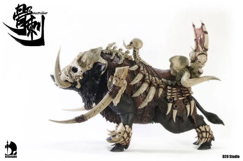 Battle Boar - Bone Stabber - Black - 1/12 (D20studio)ㅤ – D20 Studio – ActionFigureBrasil