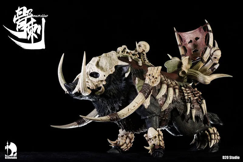 Battle Boar - Bone Stabber - Black - 1/12 (D20studio)ㅤ – D20 Studio – ActionFigureBrasil