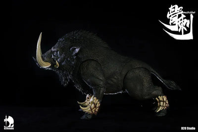 Battle Boar - Bone Stabber - Black - 1/12 (D20studio)ㅤ – D20 Studio – ActionFigureBrasil — close