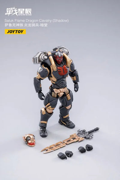 Battle For The Stars - Salk Flame Dragon Cavalry - Shadow (JOYTOY)ㅤ – JOYTOY – ActionFigureBrasil — iluminação de estúdio