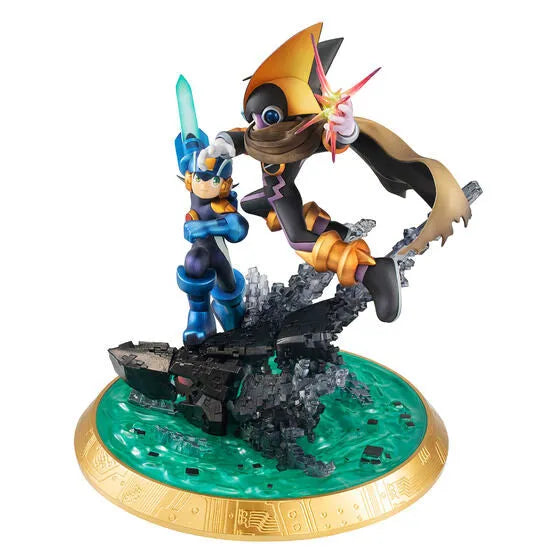 Battle Network Rockman EXE - Rockman.exe - Forte.EXE - Rockman.EXE - Game Characters Collection DX - Ver.1.5 (MegaHouse) [Shop Exclusive]ㅤ – MegaHouse – ActionFigureBrasil