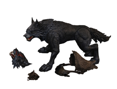 Battle Wolf - Iron Blade - Basic Edition - Black - 1/12 (D20studio)ㅤ – D20 Studio – ActionFigureBrasil