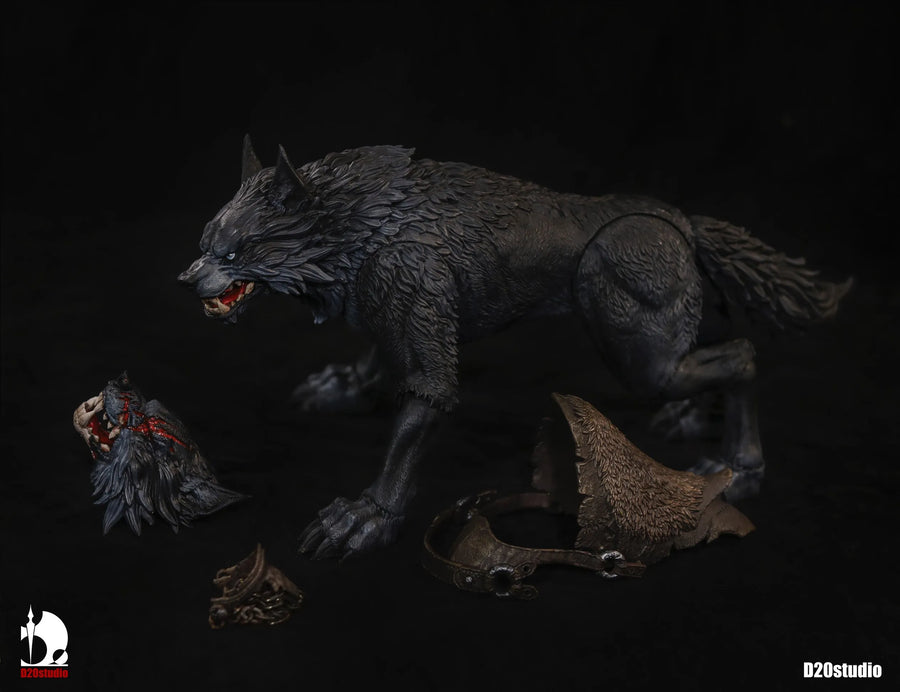 Battle Wolf - Iron Blade - Basic Edition - Black - 1/12 (D20studio)ㅤ – D20 Studio – ActionFigureBrasil