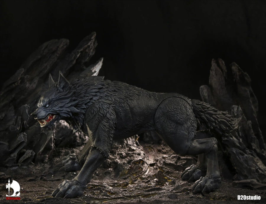 Battle Wolf - Iron Blade - Basic Edition - Black - 1/12 (D20studio)ㅤ – D20 Studio – ActionFigureBrasil