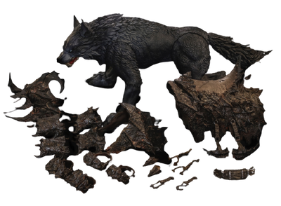 Battle Wolf - Iron Blade - Standard Edition - Black - 1/12 (D20studio)ㅤ – D20 Studio – ActionFigureBrasil