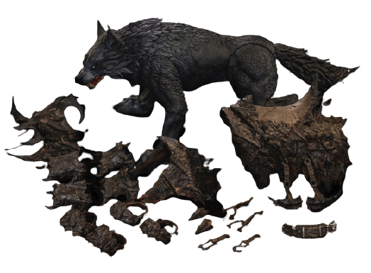 Battle Wolf - Iron Blade - Standard Edition - Black - 1/12 (D20studio)ㅤ – D20 Studio – ActionFigureBrasil