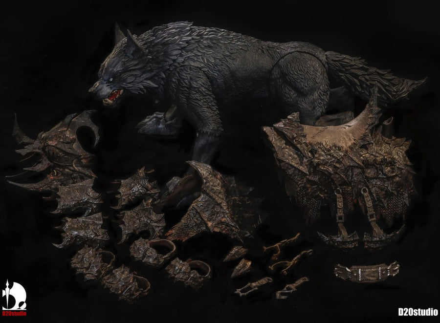 Battle Wolf - Iron Blade - Standard Edition - Black - 1/12 (D20studio)ㅤ – D20 Studio – ActionFigureBrasil