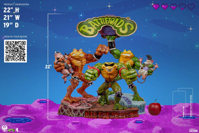 Battletoads Brawler Collection - LIMITED EDITION: 350 (Battletoads Brawler Set) – PCS – ActionFigure Brasil — ambientada