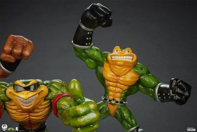 Battletoads Brawler Collection - LIMITED EDITION: 350 (Battletoads Brawler Set) – PCS – ActionFigure Brasil — ambientada
