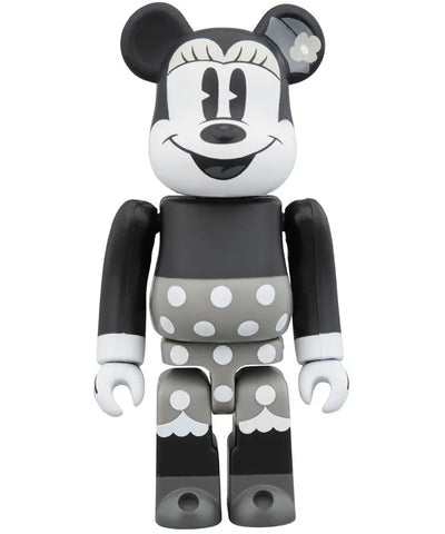 BE@RBRICK MICKEY MOUSE & MINNIE MOUSE 100% (B & W Ver.) 2 PACKㅤ – Puella Magi Madoka Magica – ActionFigureBrasil — detalhe do produto