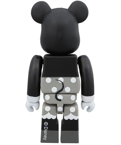BE@RBRICK MICKEY MOUSE & MINNIE MOUSE 100% (B & W Ver.) 2 PACKㅤ – Puella Magi Madoka Magica – ActionFigureBrasil — close