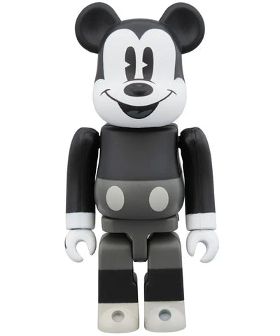 BE@RBRICK MICKEY MOUSE & MINNIE MOUSE 100% (B & W Ver.) 2 PACKㅤ – Puella Magi Madoka Magica – ActionFigureBrasil — embalagem