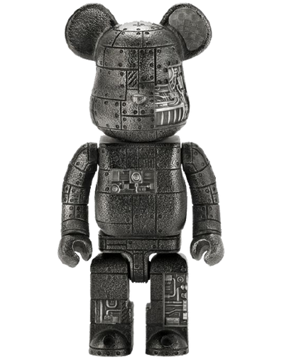 Be@rbrick Royal Selangor Steampunk Coal Black 400％ – Royal Selangor – ActionFigure Brasil — ambientada