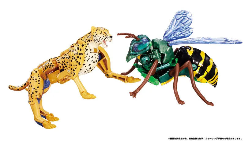 Beast Wars - Cheetus - Waspeeter - Deluxe Class - Transformers Beast Wars Again (BWVS-03) - Shunsoku no Taiketsu (Takara Tomy)ㅤ – Takara Tomy – ActionFigureBrasil