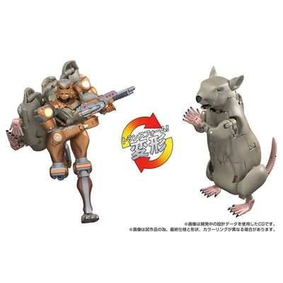 Beast Wars - Rattle - Masterpiece G (MPG-15) (Takara Tomy)ㅤ – Takara Tomy – ActionFigureBrasil — ângulo diferente