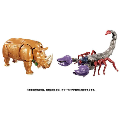 Beast Wars - Rhinox - Scorpos - Transformers Beast Wars Vintage (BWVS-02) - Voyager Class - Gankyou no Taiketsu (Takara Tomy)ㅤ – Takara Tomy – ActionFigureBrasil — embalagem