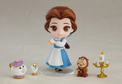Beauty and the Beast - Belle - Cogsworth - Lumière - Nendoroid #1392 - Village Girl Ver. (Good Smile Company)ㅤ – Good Smile Company – ActionFigureBrasil — ambientada
