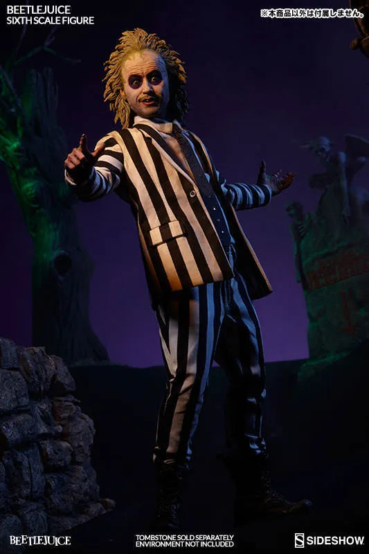 Beetlejuice 1/6 Scale Figure SideShow Sixth Scale Beetlejuiceㅤ – Sideshow Collectibles – ActionFigureBrasil