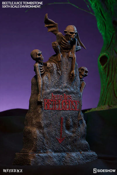 Beetlejuice 1/6 Scale Figure SideShow Sixth Scale Beetlejuice Tombstoneㅤ – Sideshow Collectibles – ActionFigureBrasil — detalhe do produto