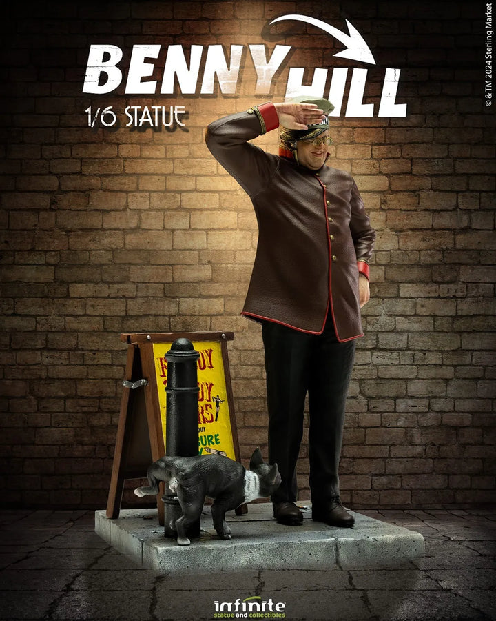 Benny Hill - LIMITED EDITION: TBD – Infinite Statue – ActionFigure Brasil