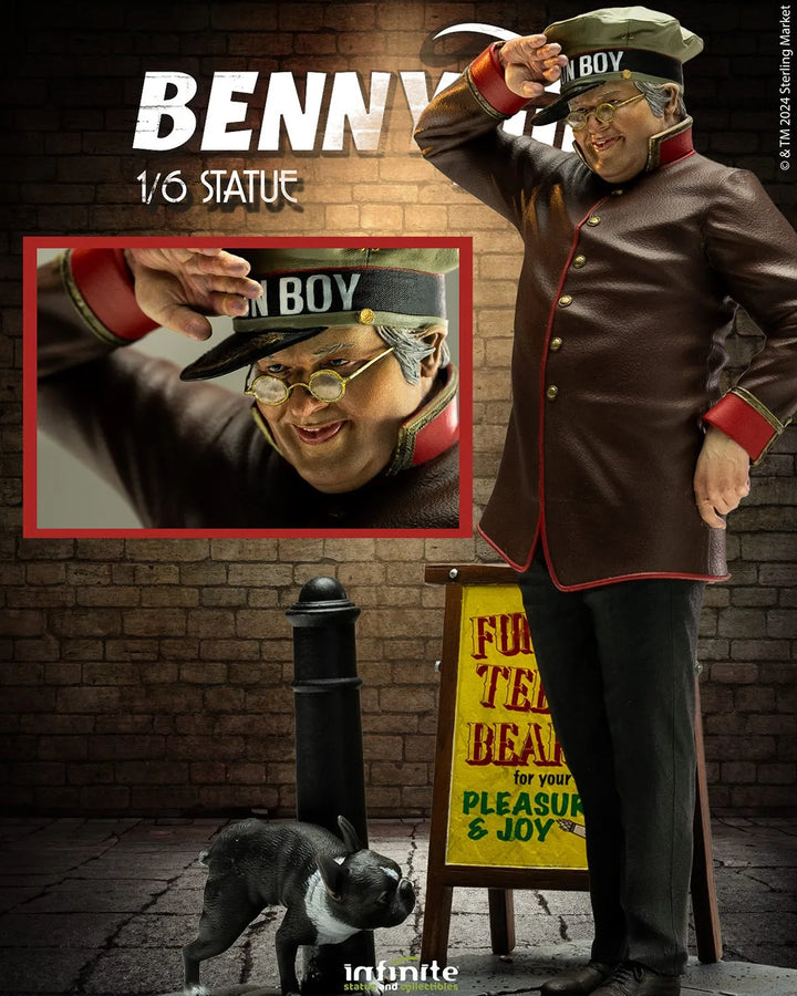Benny Hill - LIMITED EDITION: TBD – Infinite Statue – ActionFigure Brasil