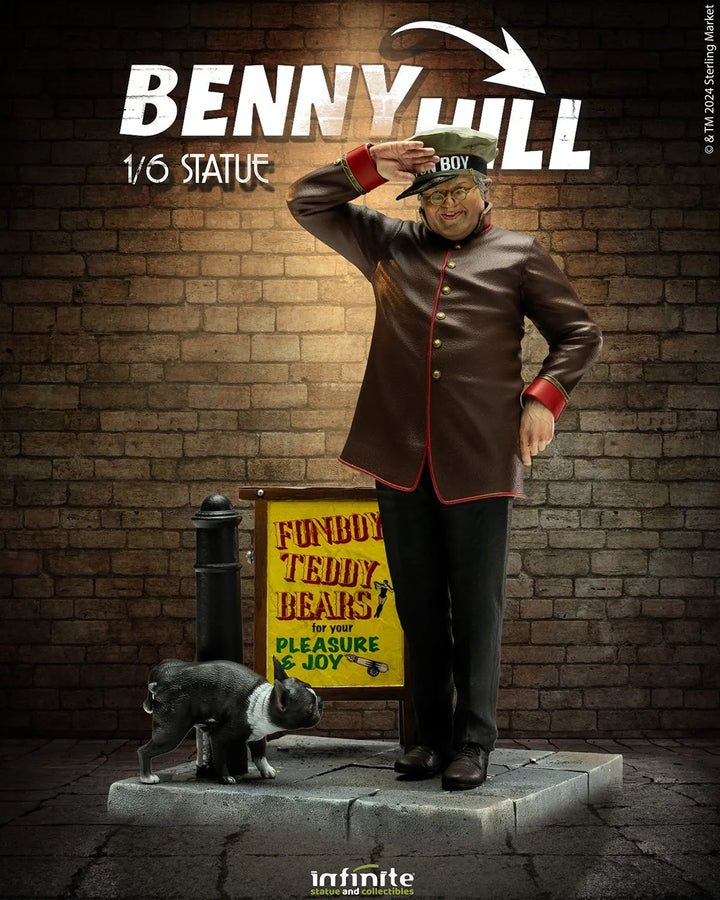 Benny Hill - LIMITED EDITION: TBD – Infinite Statue – ActionFigure Brasil