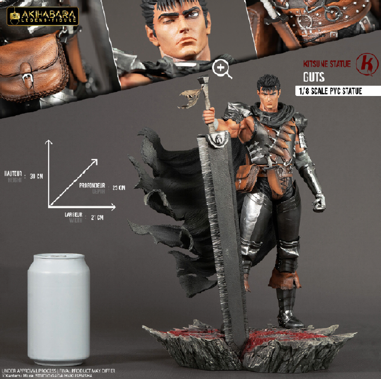Berserk - Guts - Akihabara Legend Figure - 1/8 (Chibi Akihabara, Kitsune Statue)ㅤ – Kitsune Statue – ActionFigureBrasil