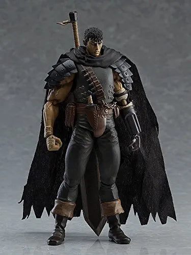 Berserk - Guts - Figma #359 - Black Swordsman ver., Repainted Edition (Max Factory)ㅤ – Max Factory – ActionFigureBrasil — com base expositora